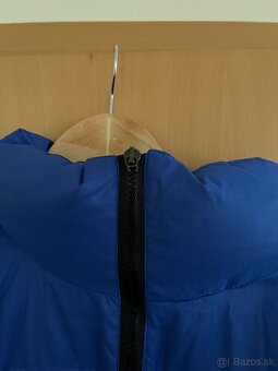 Modrá pánska páperová bunda - 11