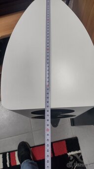 Biele reproduktory + stojany a reprokábel - 11