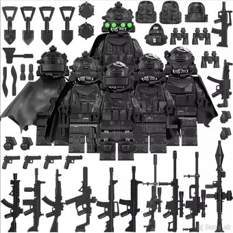 Rôzne sety vojakov 1 + doplnky - typ lego - 11