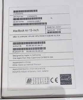 Apple MacBook Air 13 M1 2020 16/512gb A2337 - 11