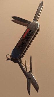 Retro reklamné vreckové nože / perá - 11