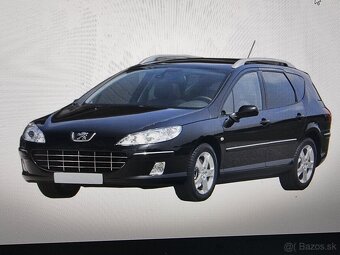 Peugeot 407 SW kufrové dvere - 11