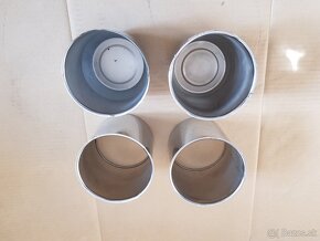 Predám 4x úplne nové chrómove krytky nábojov na SUV ,  OFFRO - 11