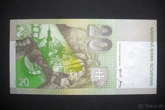 predam 20 sk korun Slovenskych 1993 1997 1999 2000 2001 2004 - 11