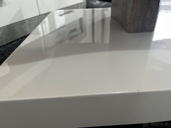 Konferenčný stolik biely - 11