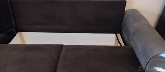 Rohová sedacia súprava, úložný priestor, rozkladacia - 11