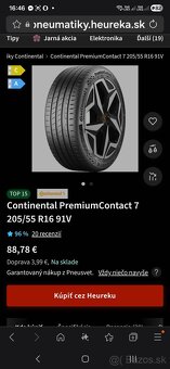 Letne pneumatiky 205/55 r16 dot2026 - 11