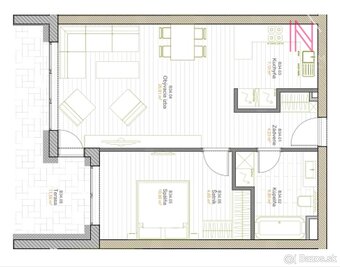 Na predaj 2 izbový byt s terasou v modernej novostavbe, Gala - 11