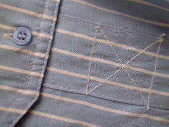 Solid Jeans nová pánska slim košeľa roll rukáv M-L - 11