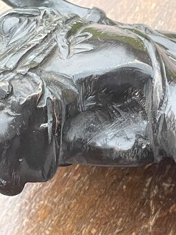 bronzová socha -kôn - 11