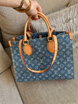 Krásná denim kabelka Onthe Go Louis Vuitton - 11
