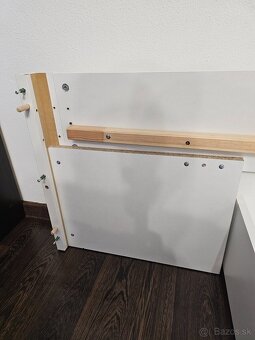 Posteľ MARS s LED osvetlením, 140×200cm, biela - 11