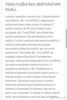 Bluetooth sluchadla JBL LIVE 670 NC - 11