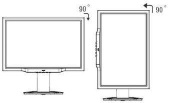 Predám 20" LCD Monitor ACER AL2023W / Repro / PIVOT - 11