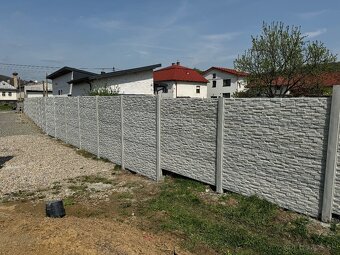 BETÓNOVÉ PLOTY LACNO A RÝCHLO KOŠICE/MOLDAVA OKOLIE - 11