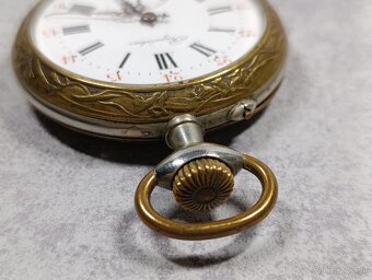 Velké dvouplášťové kapesní hodinky Régulatéur , 67mm - 11