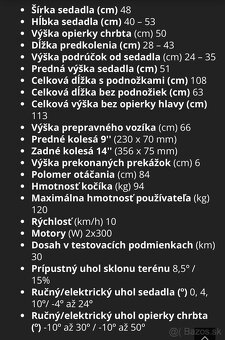 Elektrick invalidný y vozík Meyra - 11