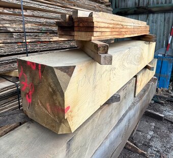 Dubové hranoly o veľkých prierezoch - 11