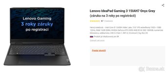 Herný laptop v záruke do 08/2026 - 11