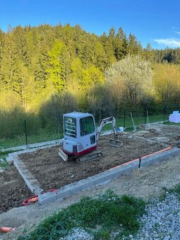 Zemné a výkopové práce Minibágrami 1,8ton a 2,8ton - 11
