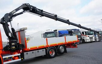9240 - Scania G 410 - 6x2 - Valník + HR-HIAB 244 EP-5 – EURO - 11
