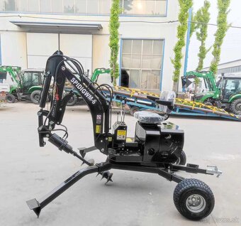 Minibáger 2.generácie 360°otoč mohutný  terénny AKCIA - 11