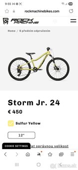 Detský bicykel Rock Machine Storm 24 - 11