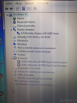HP 6-series. 15,6". Disk 250 GB. Windows 7. Nová klávesnica - 11