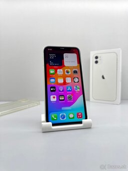 iPhone 11 WHITE TOP STAV NOVÁ BATÉRIA - 11