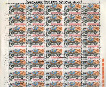 Poštové známky, filatelia: Vzácnejšie archy, bloky a aršíky - 11