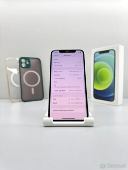iPhone 12 GREEN NOVÁ BATÉRIA 100%+PRÍSLUŠENSTVO - 11