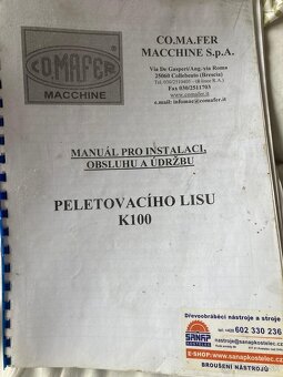 Prodáme : Peletovací lis Comafer , výkon 100 kg - 11