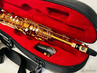 Predám nový B- SOPRÁN saxofón- kópia k modelu SELMER- nádher - 11