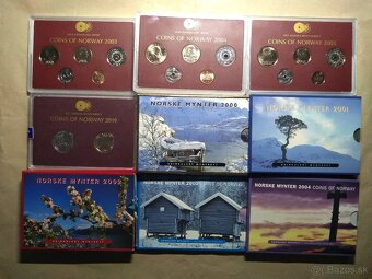 Švédske a Nórske sady mincí - 11