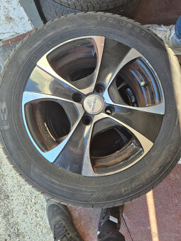Letné pneumatiky Nokian 175/65 R14 + disky Abarth - 11