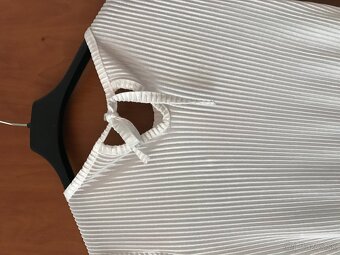 NOVÉ TOMMY HILFIGER white detské saty - 11