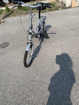 Skladací bicykel ECO – mestský, s nosičom, vo výbornom stave - 11