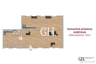 POŠTOVÁ – Priestranné komerčné priestory (123 m²) – Kompletn - 11