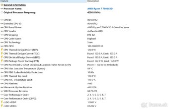 Predám PC Ryzen 7 7800X3D, 48 GB Ram, RX 7900 GRE - 11