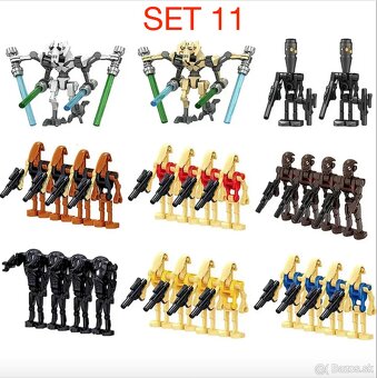Rôzne figúrky Star Wars 4 (8ks) - typ lego - nové - 11
