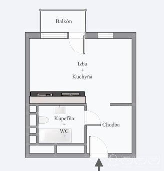 BOSEN | Zariadený 1 izb.byt, Parking, Balkón, Klíma, Pivnica - 11