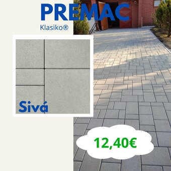 Predám zámkovú dlažbu PREMAC CLASIKO KOMBI FORMAT 6 cm - 11