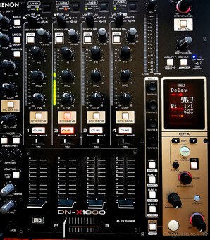 DENON DN X1600 4-kanálový digitálny DJ Mixer Top Stav - 11