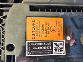 Detská autosedačka Concord Transformer X-Bag, 15-36kg - 11