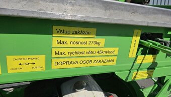 Stavební výtah BÖCKER 26m+ZLOM - motor HONDA - CZ dokl.s SPZ - 11