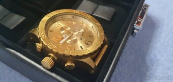 Nixon Zlaté hodinky aj strieborne veľká nad 5cm priemer - 11