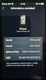 IPhone SE + prislusenstvo - 11