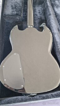 Predám Epiphone G-400 Tony Iommi Ebony + kufor - 11