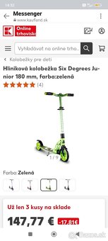Hliníkové kolobežky Six degrees junior - 11