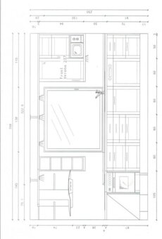Buková moderní linka s vestavěnými spotřebiči,5897 - 11